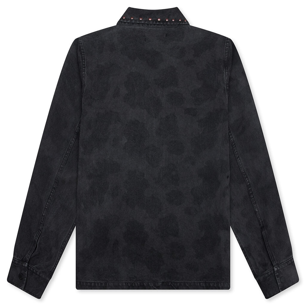Cowhide Work Jacket - Black