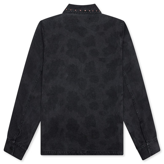 Cowhide Work Jacket - Black