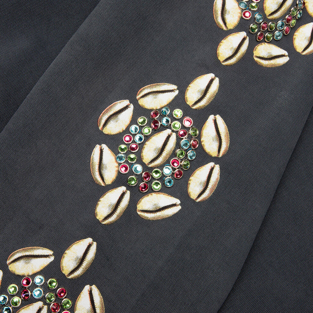 Cowrie Crystal Hoodie - Black