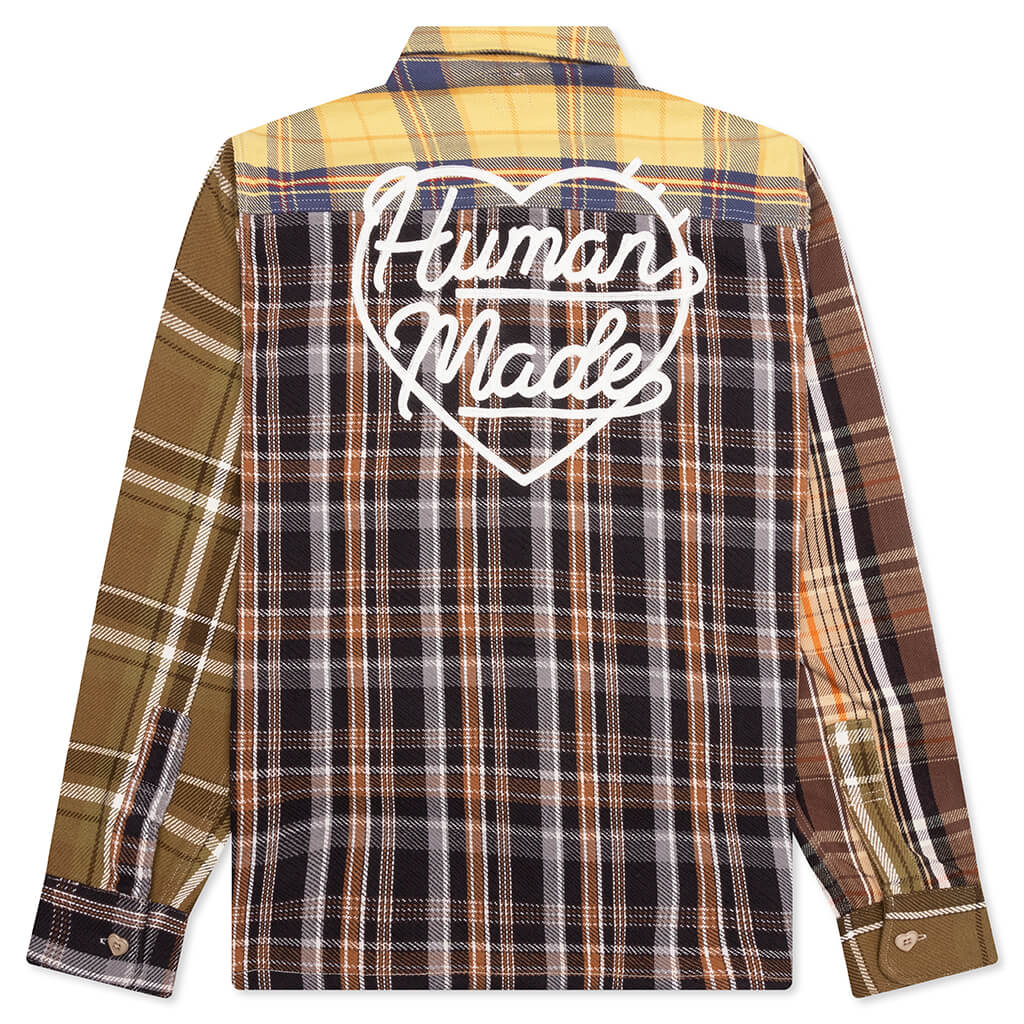 Crazy Check L/S Shirt - Yellow
