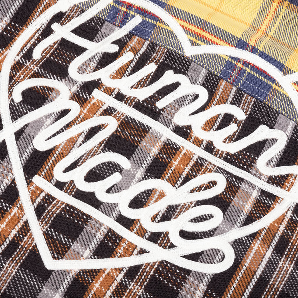 Crazy Check L/S Shirt - Yellow