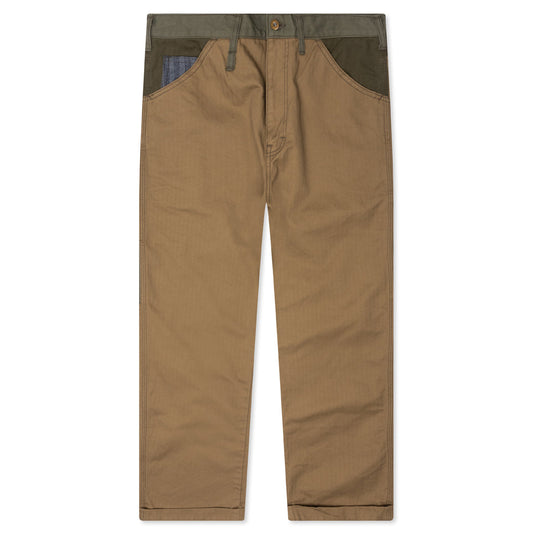 Crazy Painter Pants - Beige