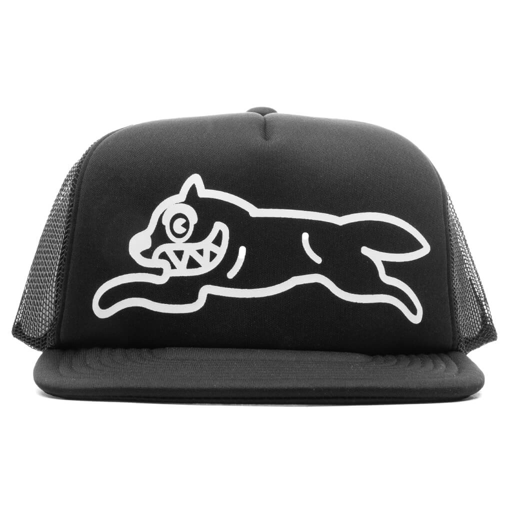 Cream Trucker Hat - Black