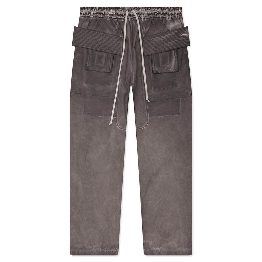 Creatch Wide Cargo Drawstring Pants - Dust