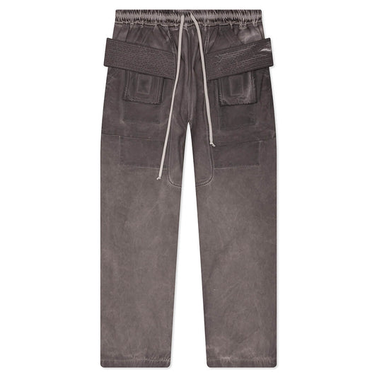 Creatch Wide Cargo Drawstring Pants - Dust