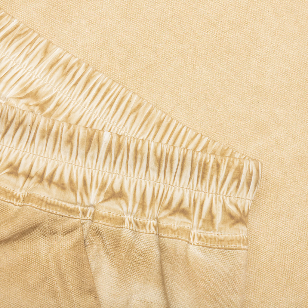 Creatch Wide Cargo Drawstring Pants - Pearl/Milk