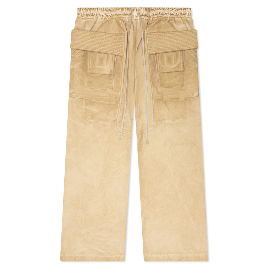 Creatch Wide Cargo Drawstring Pants - Pearl/Milk