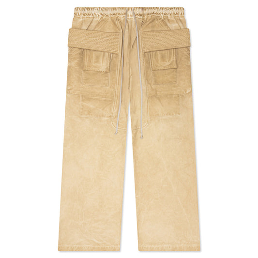 Creatch Wide Cargo Drawstring Pants - Pearl/Milk