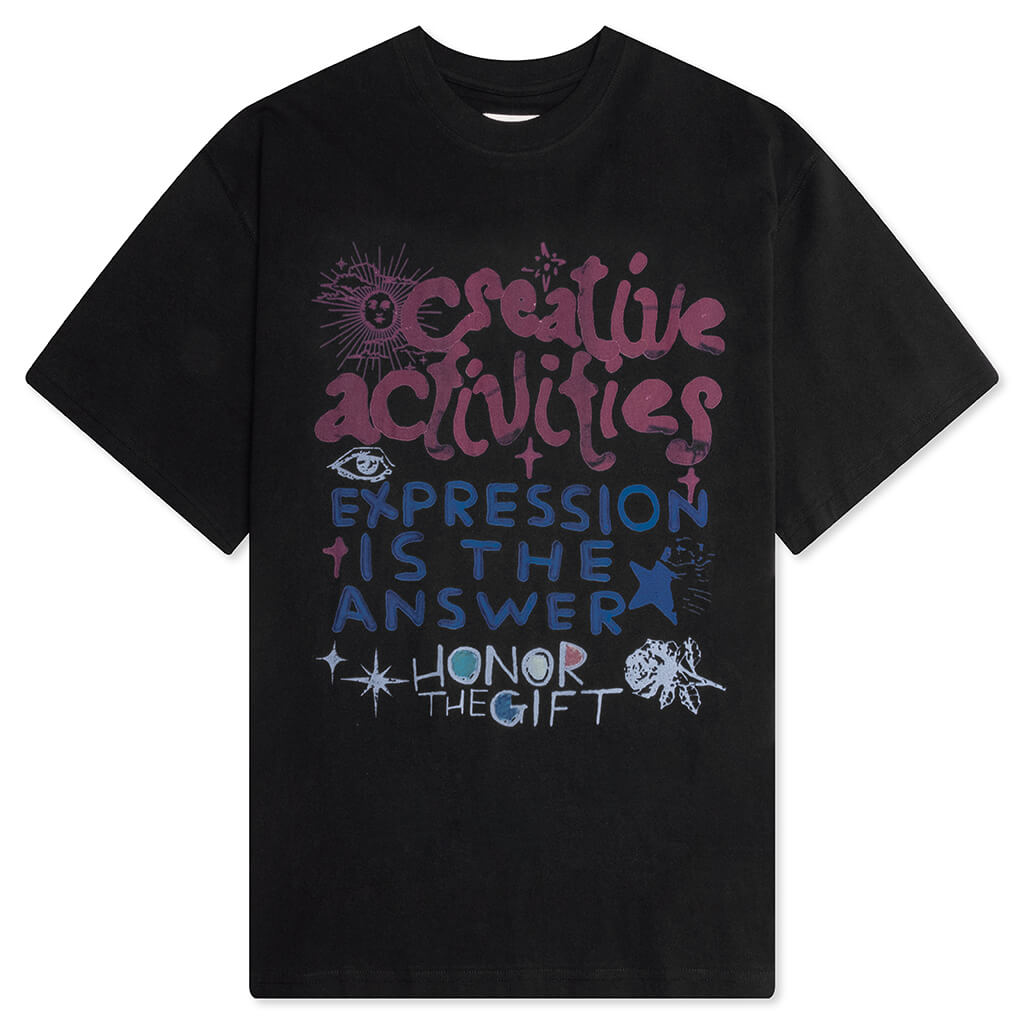 Creative Activities Tee - Black