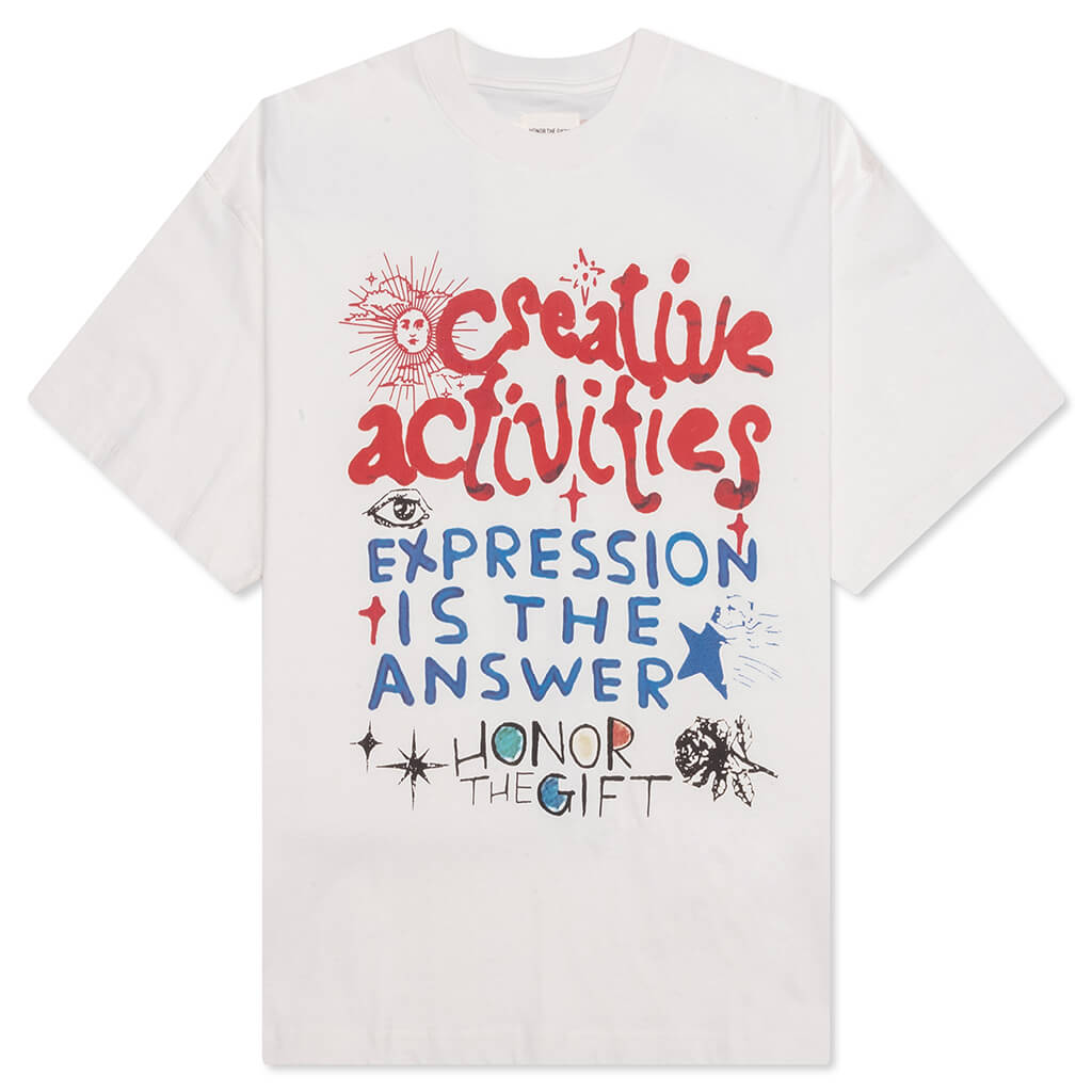 Creative Activities Tee - Bone