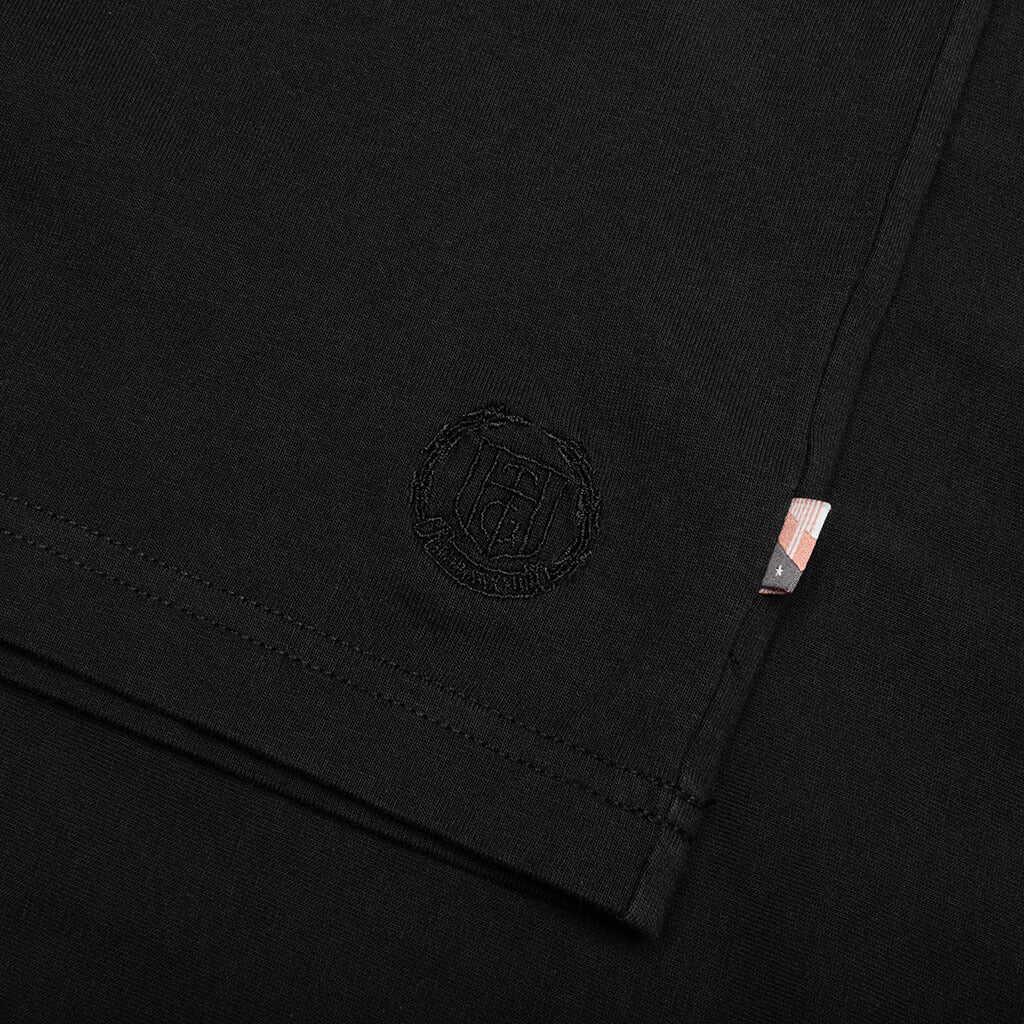 Crest Logo Box Tee - Black
