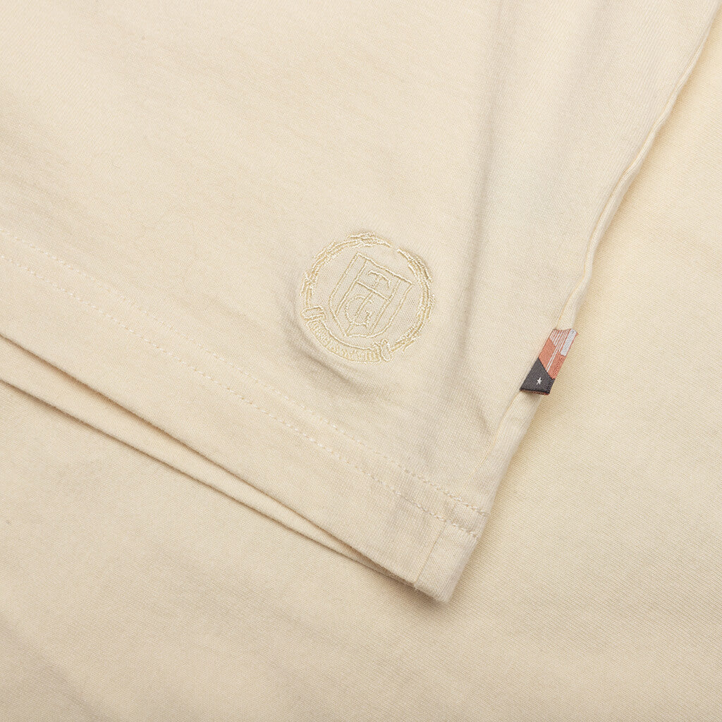 Crest Logo Box Tee - Cream