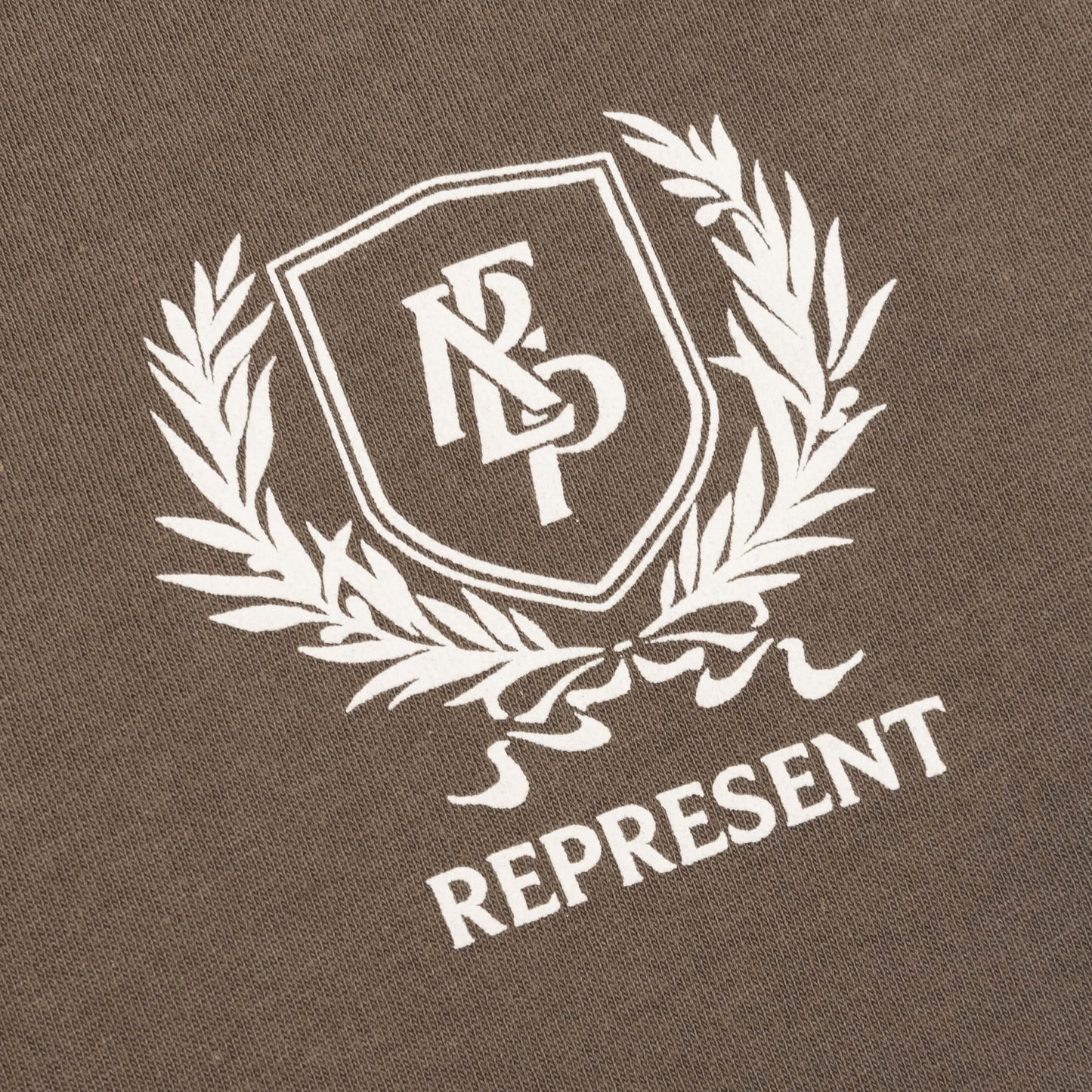 Crest T-Shirt - Dark Taupe