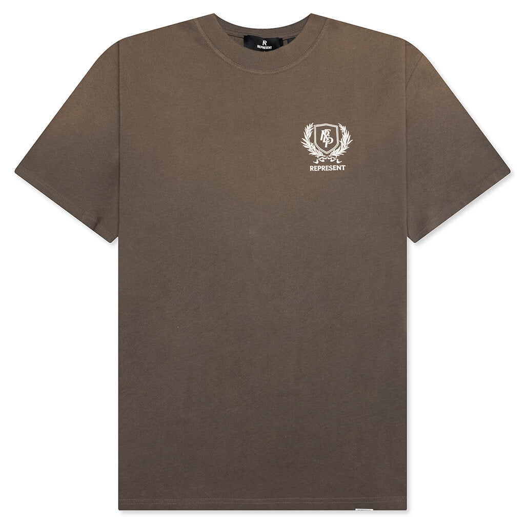 Crest T-Shirt - Dark Taupe