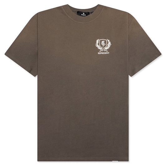 Crest T-Shirt - Dark Taupe