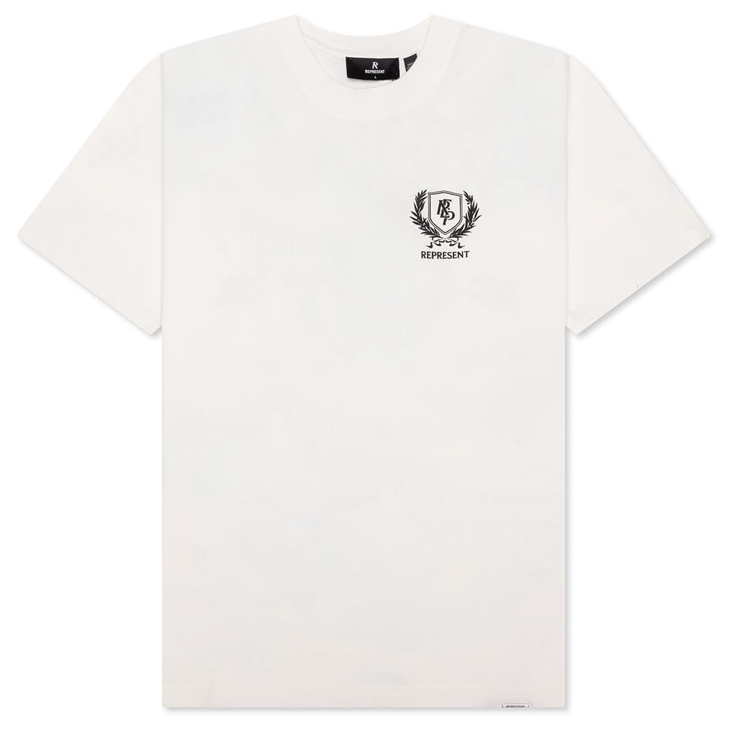 Crest T-Shirt - Flat White