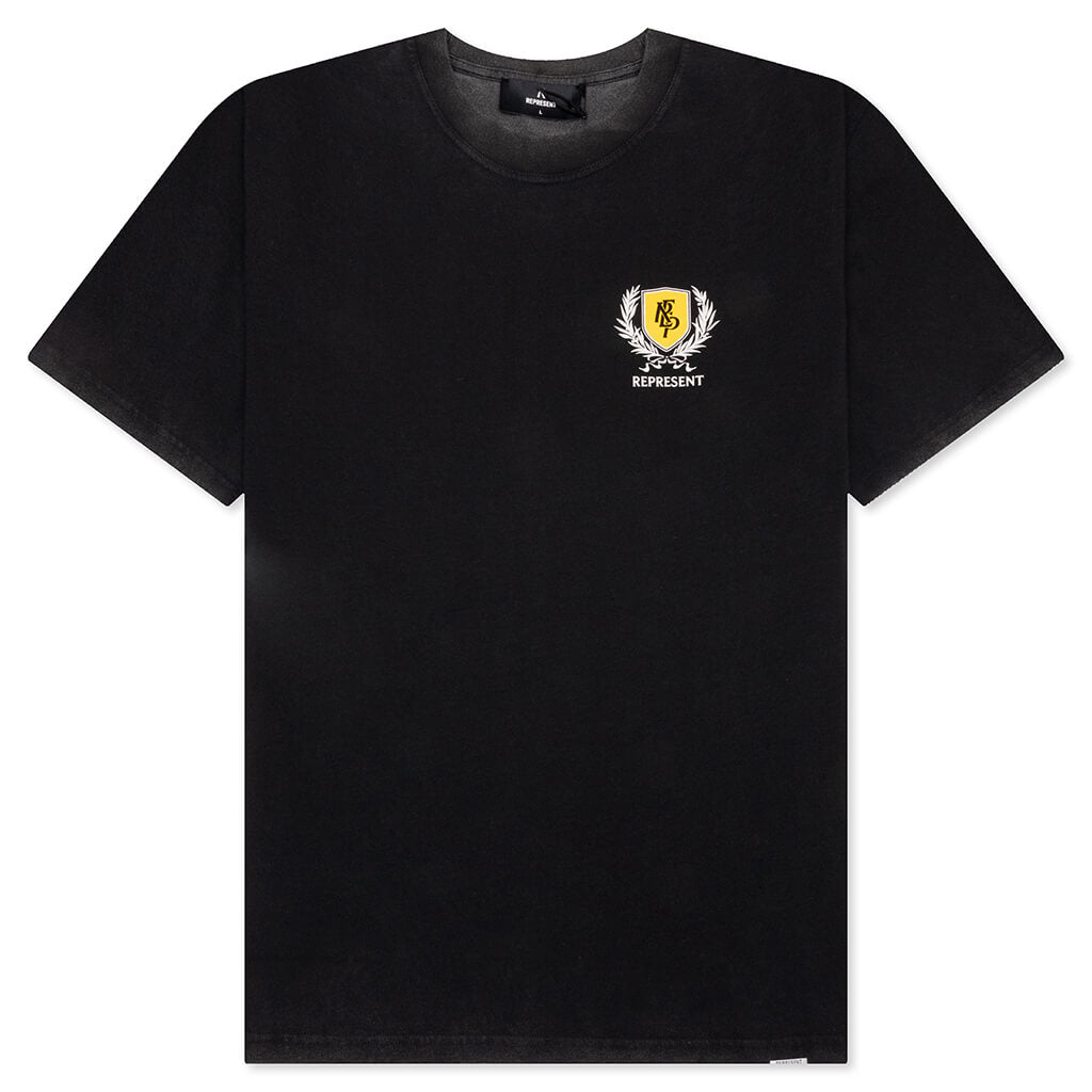Crest T-Shirt - Vintage Black