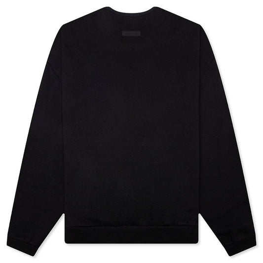 Crewneck Sweater - Jet Black