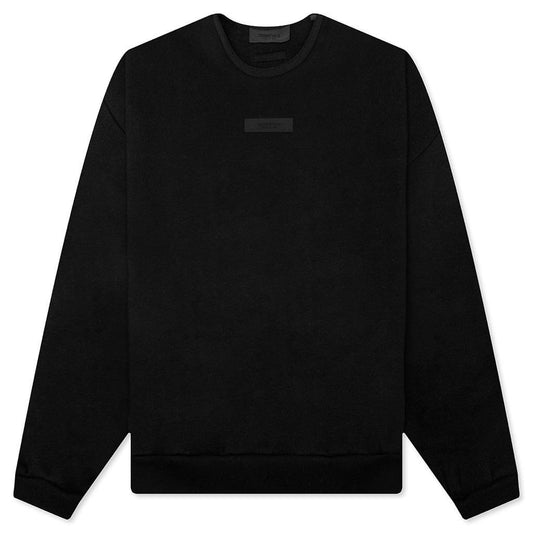 Crewneck Sweater - Jet Black