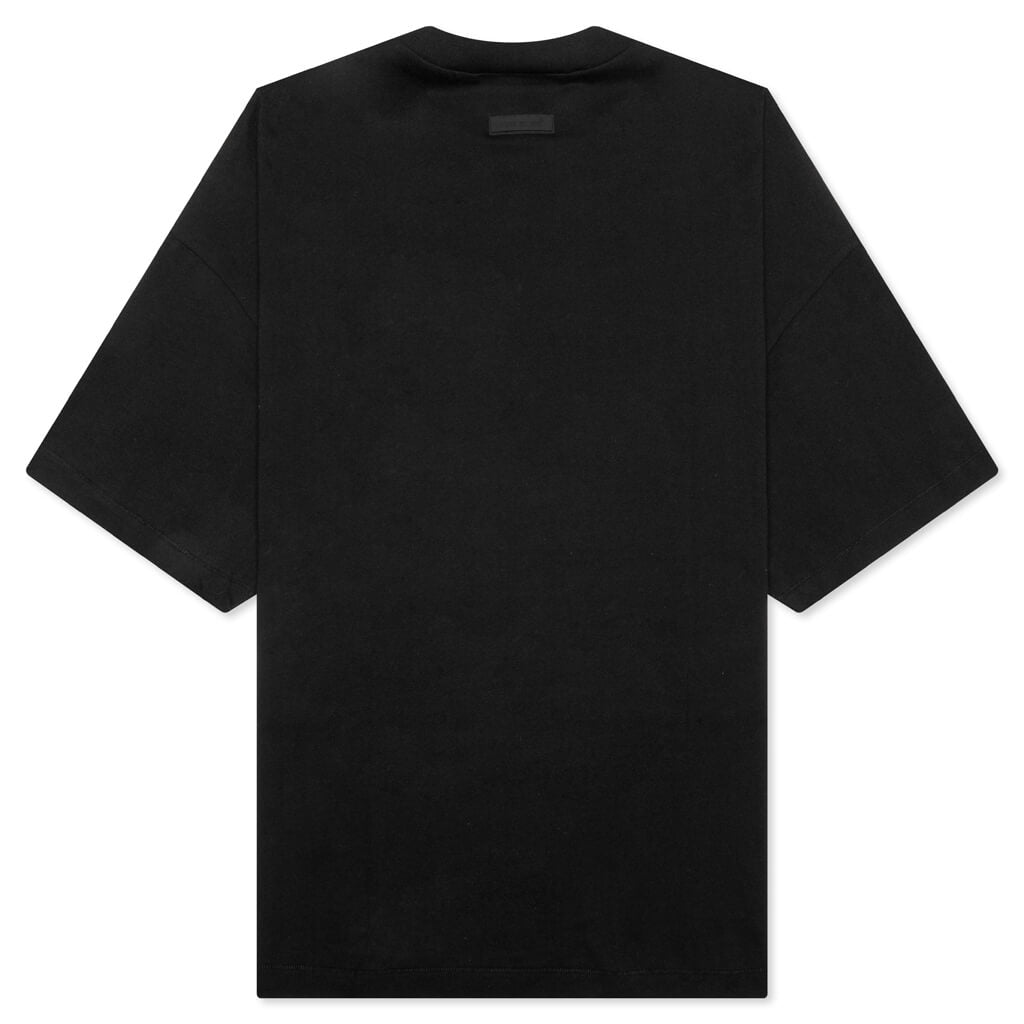 Crewneck T-Shirt - Jet Black