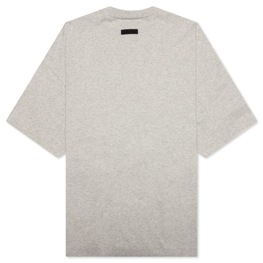 Crewneck T-Shirt - Light Heather Grey