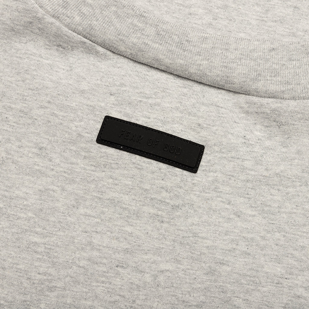 Heavy Jersey Crewneck T-Shirt - Light Heather Grey