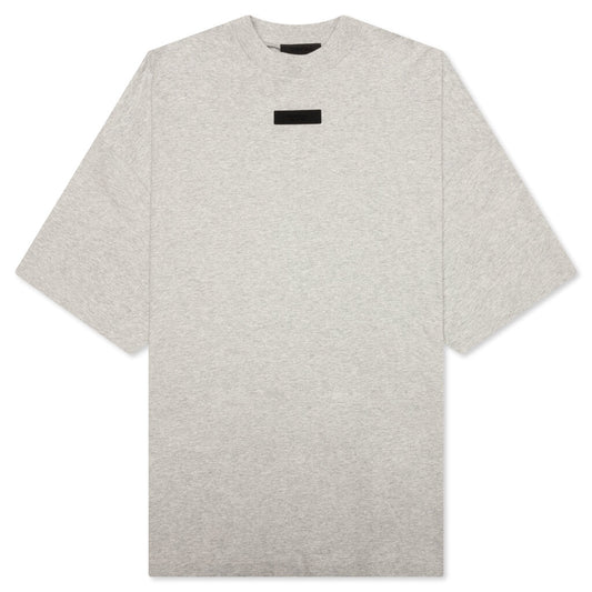 Crewneck T-Shirt - Light Heather Grey
