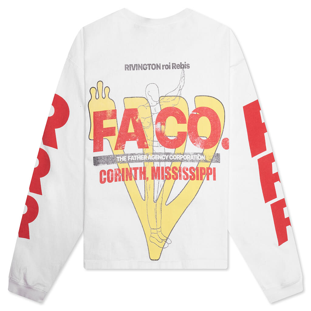 FA-CO L/S Tee #2 - Optic White