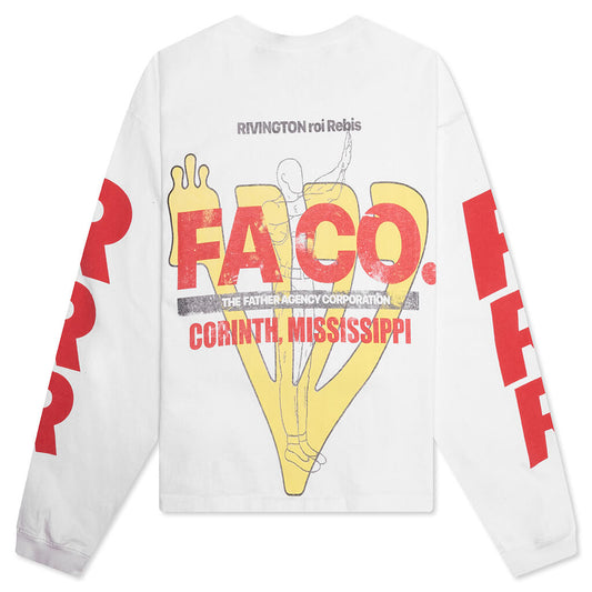 FA-CO L/S Tee #2 - Optic White