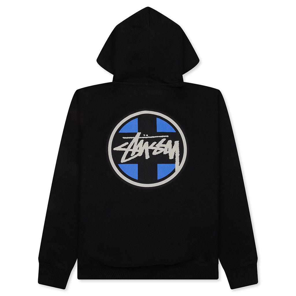 Cross Dot Hoodie - Black