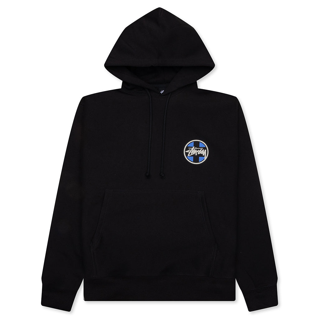 Cross Dot Hoodie - Black