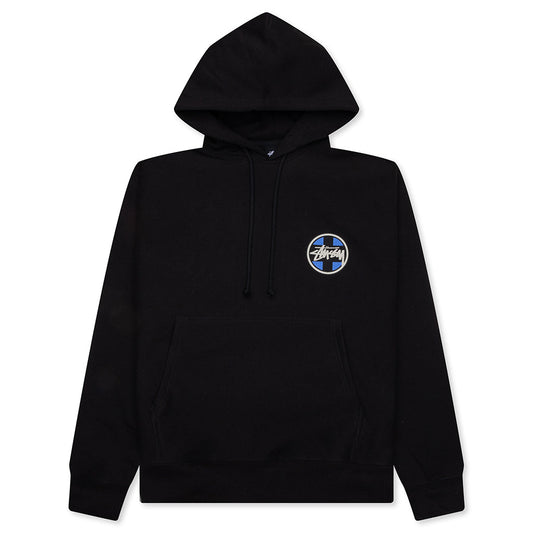 Cross Dot Hoodie - Black