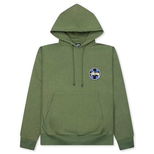 Cross Dot Hoodie - Olive
