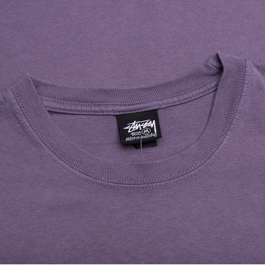 Cross Dot Pigment Dyed Tee - Grape