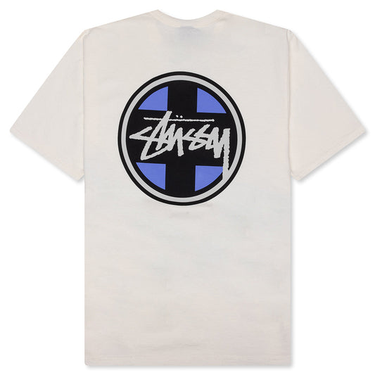 Cross Dot Pigment Dyed Tee - Natural
