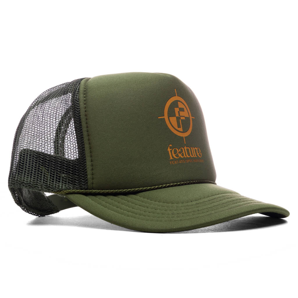 Crosshair Trucker - Olive Green
