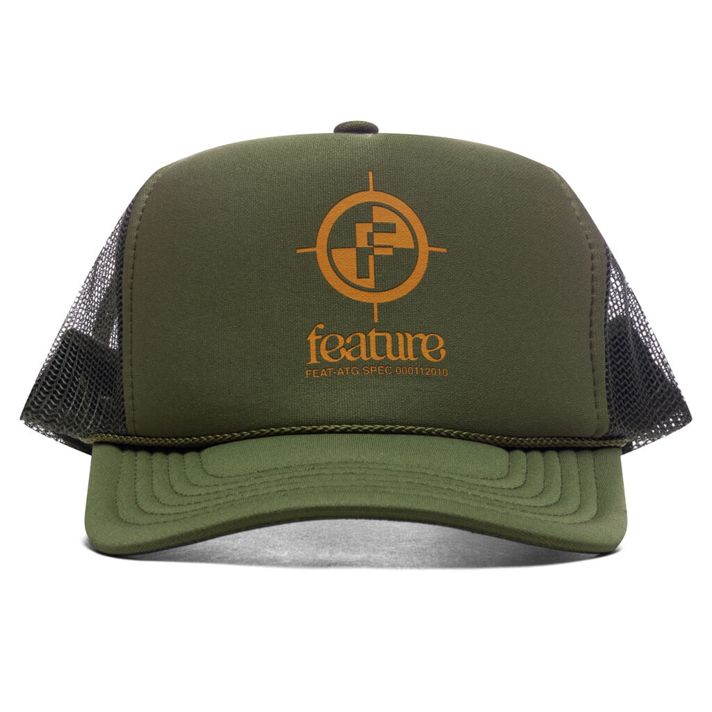 Crosshair Trucker - Olive Green