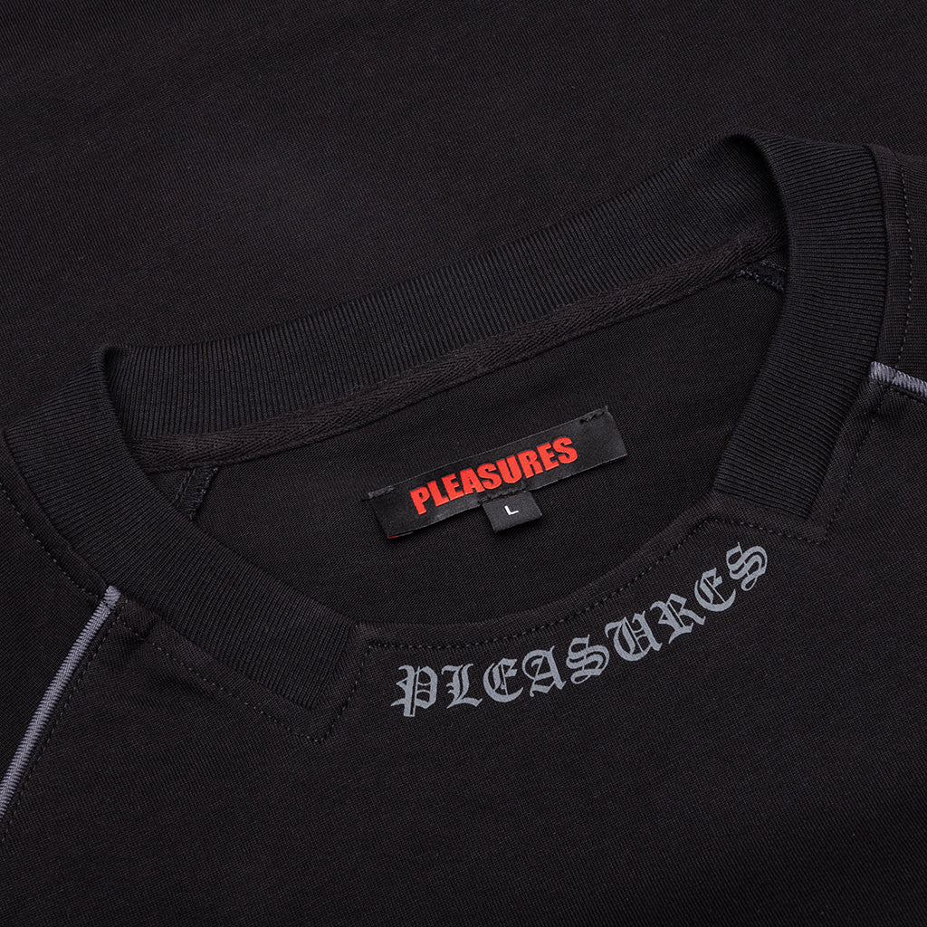 Crumble Heavyweight Raglan - Black