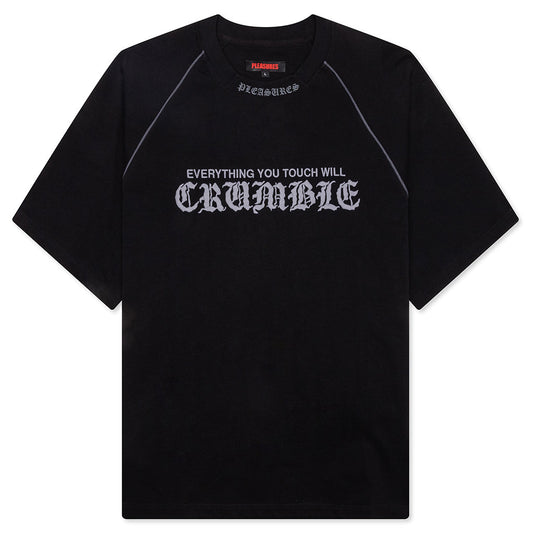 Crumble Heavyweight Raglan - Black