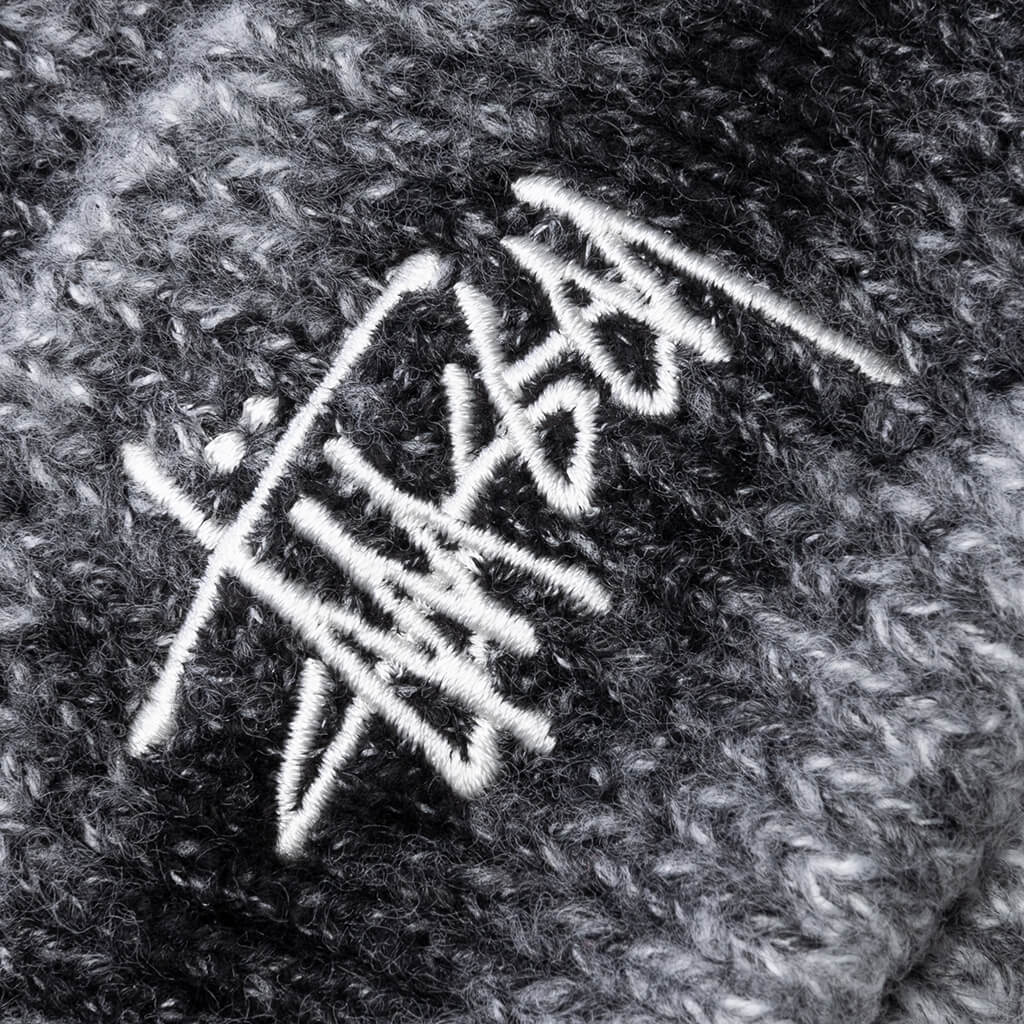 Cuff Basic Striped Beanie - Black