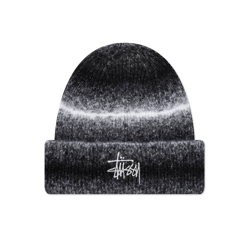 Cuff Basic Striped Beanie - Black