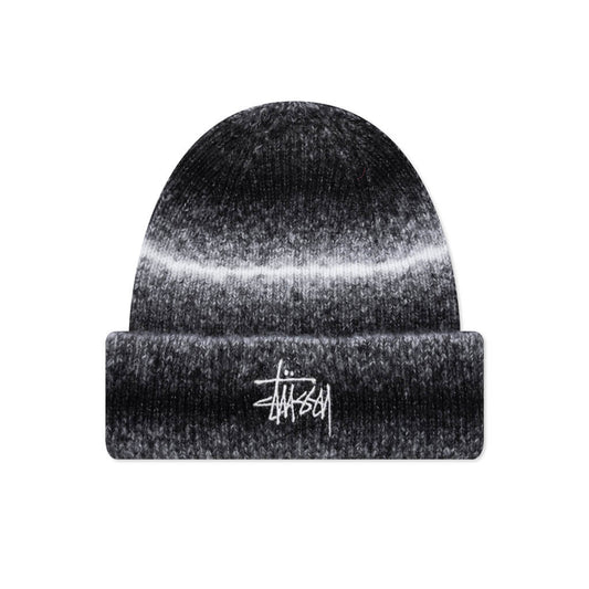 Cuff Basic Striped Beanie - Black