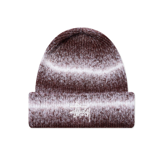 Cuff Basic Striped Beanie - Brown