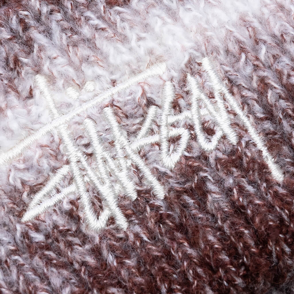 Cuff Basic Striped Beanie - Brown