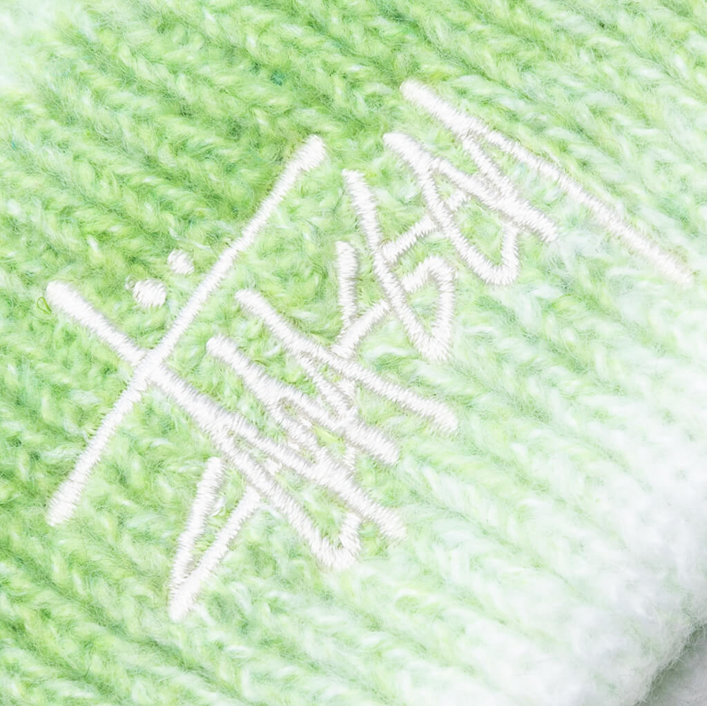 Cuff Basic Striped Beanie - Lime