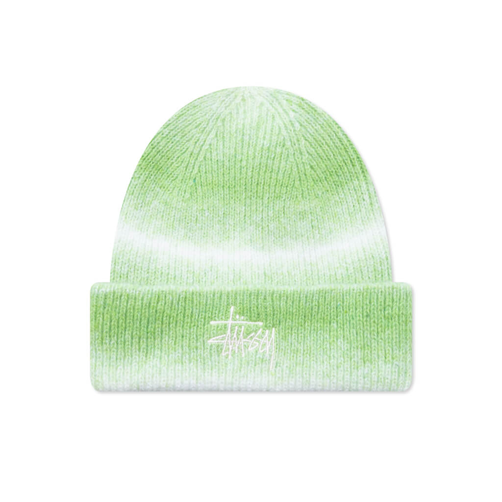 Cuff Basic Striped Beanie - Lime