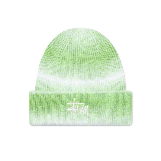 Cuff Basic Striped Beanie - Lime