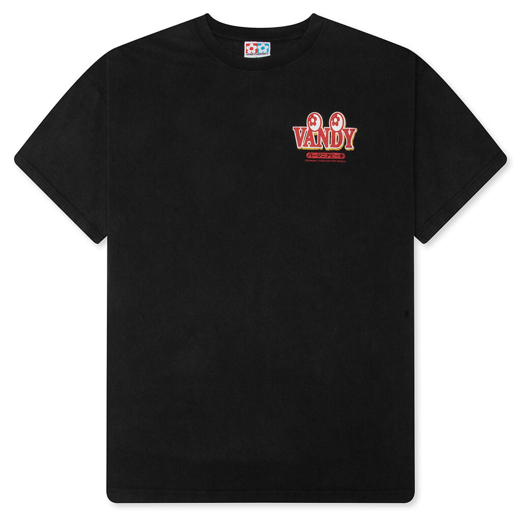 Cup Noodle Eye Logo Tee -  Washed Black