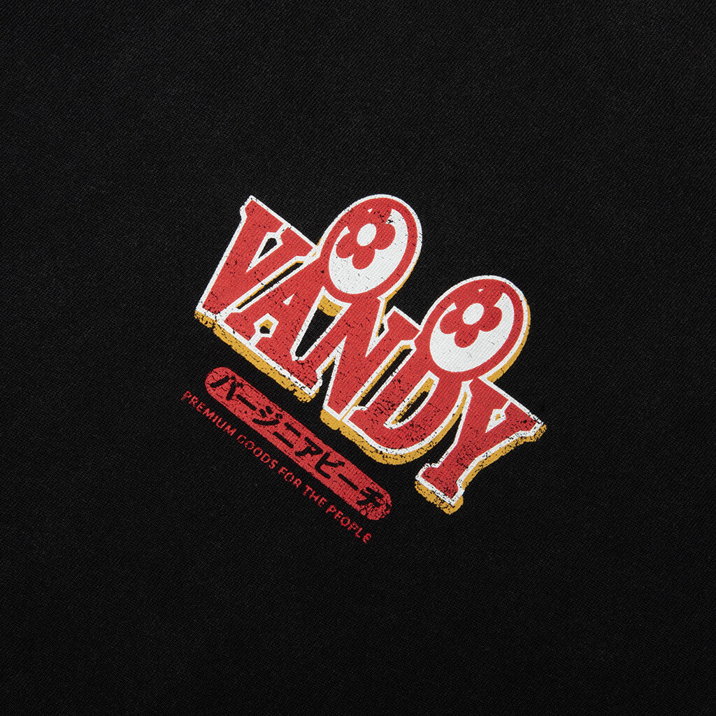 Cup Noodle Eye Logo Tee -  Washed Black