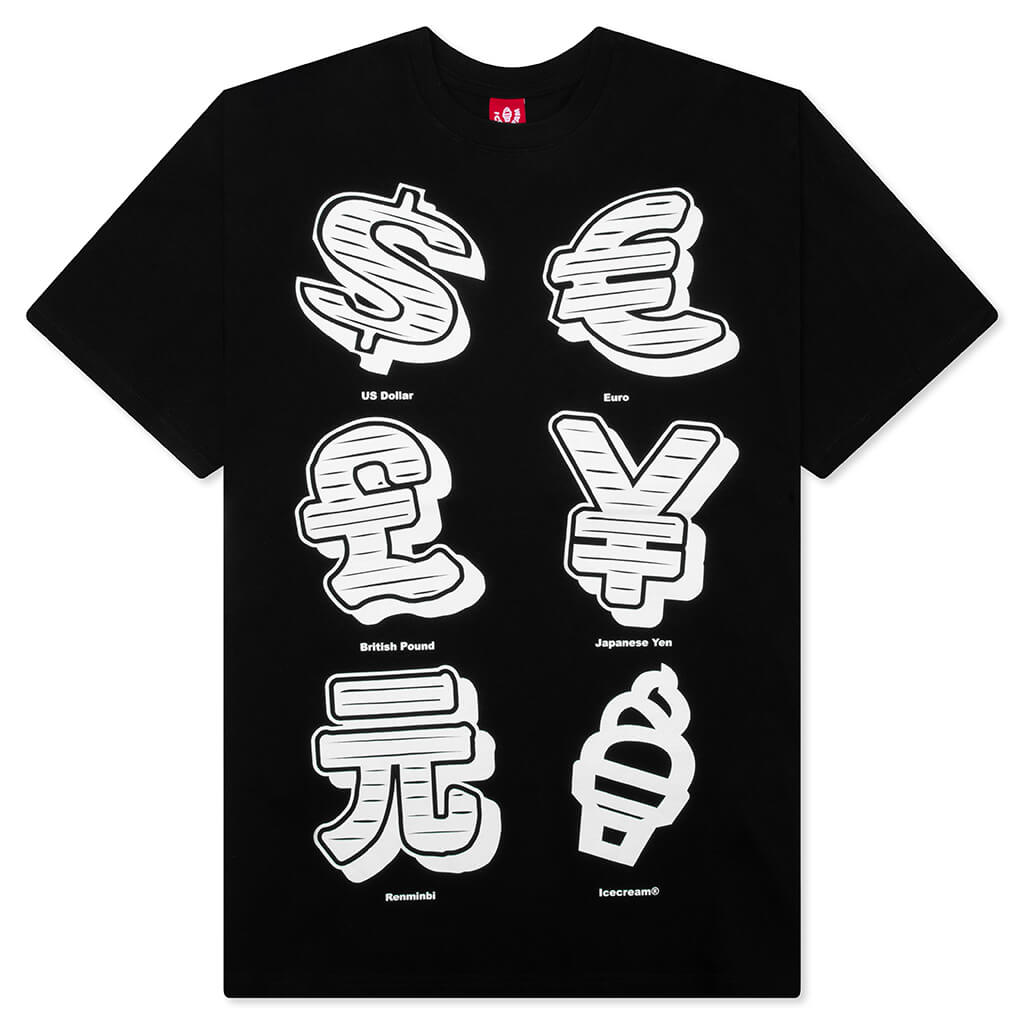Currency S/S Tee - Black